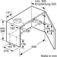 Кухонная вытяжка Bosch Serie 2 DFL063W57 - Превью изображения №9 — Интернет-магазин Your Sale