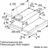 Кухонная вытяжка Bosch Serie 2 DFL063W57 - Превью изображения №11 — Интернет-магазин Your Sale