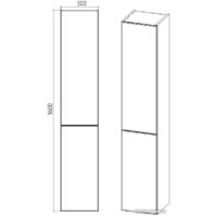 Viant Шкаф-пенал София VSOF300-PENR Image #4