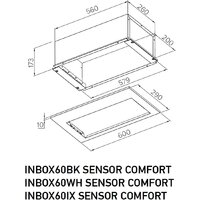Кухонная вытяжка Meferi INBOX60IX Sensor Comfort - Превью изображения №14 — Интернет-магазин Your Sale