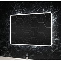 Пекам Зеркало LED Marta1-100х80spcl (сенсор прикосн./подогрев/часы) Image #2