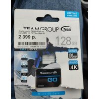 Карта памяти Team Group Go MicroSDXC 128GB TGUSDX128GU303 + адаптер - Превью изображения №3 — Интернет-магазин Your Sale