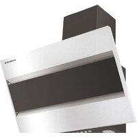 MAUNFELD Bridge 60 (нержавеющая сталь/черное стекло)