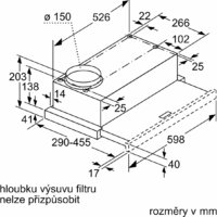 Кухонная вытяжка Bosch Serie 2 DFM064W55 - Превью изображения №10 — Интернет-магазин Your Sale