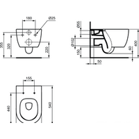 Ideal Standard Blend Curve Aquablade T374901 (без сиденья) Image #3