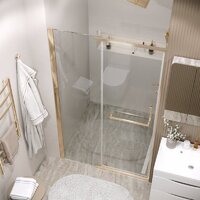 Grossman Pragma 100x195 100.K33.03.100.32.00 (золото сатин/стекло прозрачное) Image #7