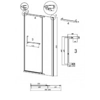 Grossman Pragma 100x195 100.K33.03.100.32.00 (золото сатин/стекло прозрачное) Image #8
