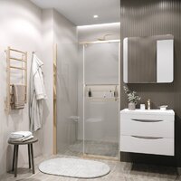 Grossman Pragma 100x195 100.K33.03.100.32.00 (золото сатин/стекло прозрачное) Image #5