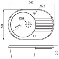 БелЭворс Rondo L + смеситель W74004-2 + дозатор L405F (черный) Image #9