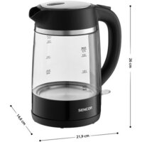 Электрический чайник Sencor SWK 2711BK - Превью изображения №3 — Интернет-магазин Your Sale