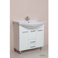 Onika Тумба под умывальник Моника 75.17 (белый) [107502] Image #3