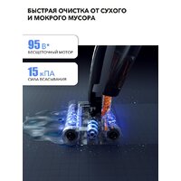 Вертикальный моющий пылесос Deerma DEM-VX96W - Превью изображения №9 — Интернет-магазин Your Sale