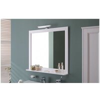 Aquanet Зеркало с полкой Бостон М 100 00209674 (белый) Image #5