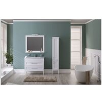 Aquanet Зеркало с полкой Бостон М 100 00209674 (белый) Image #4