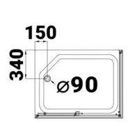 Triton Вента Блэк А1 100х80 (прозрачное стекло) Image #4