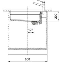 Кухонная мойка Franke Kanon KNG PRO 110-62 125.0749.672 (черный матовый) - Превью изображения №7 — Интернет-магазин Your Sale