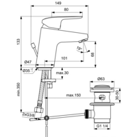 Ideal Standard Ceraflex B1707AA Image #3