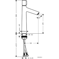 Смеситель Hansgrohe Talis Select S 72045000 - Превью изображения №2 — Интернет-магазин Your Sale