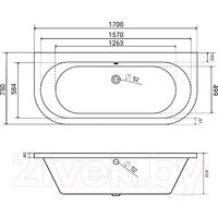 Lauter Imperia 170x75 21080075 (с ножками) Image #13