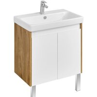 Акватон Тумба под умывальник Сканди Doors 70 1A278901SDZ90 (белый/дуб рустикальный) Image #5