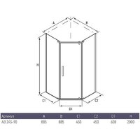 Alex Baitler AB245-90 100x200 Image #2
