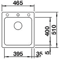 Blanco Naya 45 525223 (темная скала) Image #2