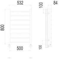 TERMINUS Классик П8 500x800 нп (хром) Image #3