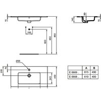 Ideal Standard Tempo 81.5x45 [E066901] Image #3