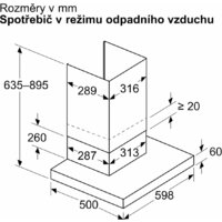 Кухонная вытяжка Bosch Serie 2 DWB63BC60 - Превью изображения №10 — Интернет-магазин Your Sale