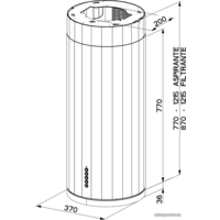 Faber Corinthia Isola EV8P DG Matt/Concrete A37 [110.0456.220] Image #3