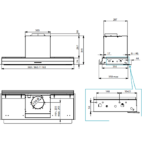 Falmec Virgola No-Drop Design 120 800 м3/ч (нержавеющая сталь) Image #3