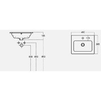 Гамма Тумба с умывальником 22оФ8/1-У50 Практико-44050 Image #5