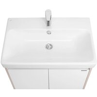 Акватон Тумба под умывальник Сканди Doors 70 1A278901SDB20 (белый/дуб верона) Image #3