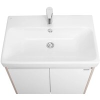 Акватон Тумба под умывальник Сканди Doors 70 1A278901SDB20 (белый/дуб верона) Image #5