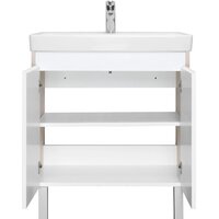 Акватон Тумба под умывальник Сканди Doors 70 1A278901SDB20 (белый/дуб верона) Image #4