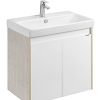 Акватон Тумба под умывальник Сканди Doors 70 1A278901SDB20 (белый/дуб верона)