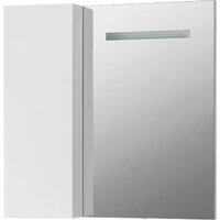 Belux Шкаф с зеркалом Токио В 80 Ш (1, белый глянцевый, левый)