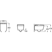 Roca Inspira In-Wash Rimless [803060001] Image #11