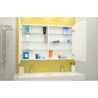 Континент Шкаф с зеркалом Avenue Led 120х80 Image #13