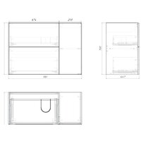 Grossman Тумба под умывальник Адель 100 см напольная (белый) Image #2