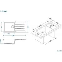 Кухонная мойка Alveus Cadit 50 1140598 - Превью изображения №3 — Интернет-магазин Your Sale