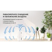 Мойка воздуха Polaris PAW 0804 Wi-Fi IQ Home (белый) - Превью изображения №8 — Интернет-магазин Your Sale