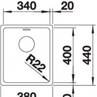 Blanco Andano 340-U (без клапана-автомата) Image #4