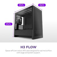 Корпус NZXT H3 Flow CC-H31FB-01 - Превью изображения №2 — Интернет-магазин Your Sale