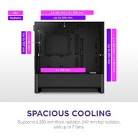 Корпус NZXT H3 Flow CC-H31FB-01 - Превью изображения №6 — Интернет-магазин Your Sale