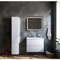 AM.PM Шкаф-пенал Gem 30 M90CHL0306WG (левый, белый глянец) Image #6