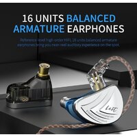 KZ Acoustics AS16 Pro (без микрофона, черный) Image #6