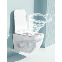 Roxen Cube One Rimless 6 в 1 StounFix Dual Fresh 579341 (кнопка: черный матовый) Image #11