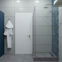 Triton Терра Хром А1 90х90 (прозрачное стекло) Image #5