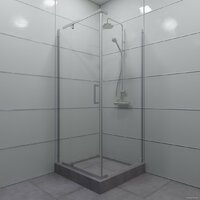 Triton Терра Хром А1 90х90 (прозрачное стекло) Image #4